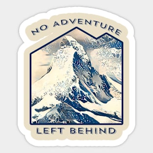 Up for grabs! Adventure awaits Sticker